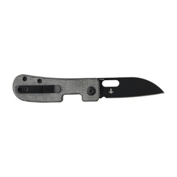 Нож складной Kizer V2676C1 Banish 5,8 см, черный, Micarta