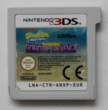 Nintendo 3DS SpongeBob Planktons Robotic Revenge