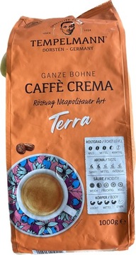 TEMPELMAN CAFFE CREMA TERRA КОФЕ 1 КГ