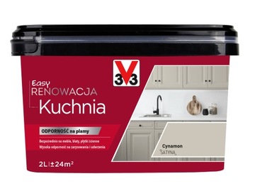 V33 FARBA RENOWACJA EASY KUCHNIA 2l CYNAMON