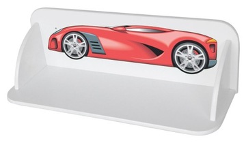 Półka ścienna 60cm z nadrukiem Red Sport Car