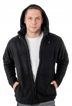 Polar Męski Bluza Polarowa Męska MAX01 r M czarna
