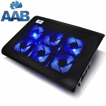 ЭФФЕКТИВНАЯ, ТИХАЯ ОХЛАЖДАЮЩАЯ ПОДСТАВКА ДЛЯ НОУТБУКА 15 ДЮЙМОВ, НАСТРОЙКА USB