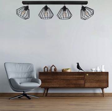 ПОТОЛОЧНЫЙ СВЕТИЛЬНИК ПБ-4ПР LED LOFT E27 DRCIAK M