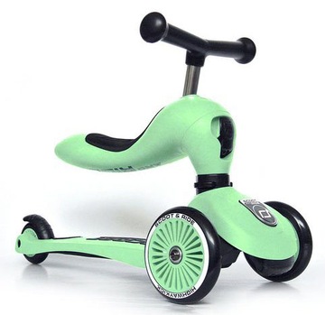 ТРЕХКОЛЕСНЫЙ СКУТЕР Scoot & Ride 2в1 ШЛЕМ КИВИ