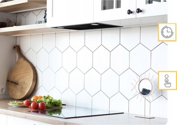 Zestaw Kernau Kitchen Connect Płyta + Okap Czarny