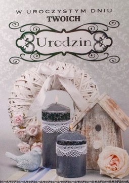 KARTKI URODZINOWE, W DNIU URODZIN