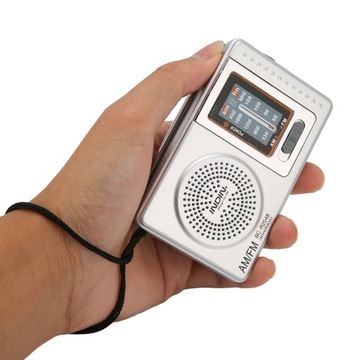 МИНИ-ПОРТАТИВНОЕ РАДИО DSP FM AM БЕЛОЕ