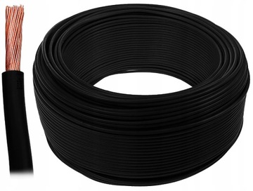 Przewód linka kabel jednożyłowy LGY 1,5 1,5mm 1,5mm2 czarny 1x1,5 1m