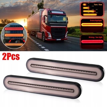 2 szt LAMPA LED MAŁA NEON DYNAMICZNY KIERUNEK