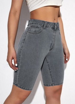 SPODENKI rybaczki KRÓTKIE SPODNIE jeans G35 36 S