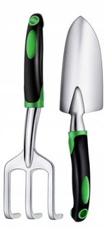 GRABKI + SZPADELEK METAL GARDENTIME MOCNE SOLIDNE