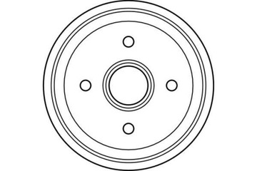 TRW DB4159 Тормозной барабан