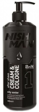 BALSAM Woda Kolońska PO GOLENIU 2w1 dla Mężczyzn NISHMAN Barber 1 Black
