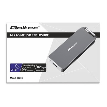 Mini Aluminiowa Obudowa Dysku Kieszeń M.2 SSD NVMe PCIe USB3.1 10Gb/s 2TB