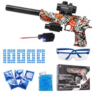 GEL BB GUN GLOCK АВТОМАТИЧЕСКИЕ смотровые стекла 10 000 BB SHIELD