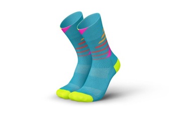 Incylence Skarpetki biegowe Running ladders blue pink [Rozmiar 43-46]