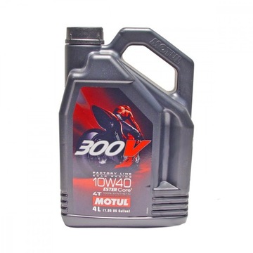 OLEJ MOTUL 300V 10W40 FACTORY LINE SYNTETYCZNY 4L