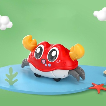 Игрушка для ползания Машинка с выдвижным механизмом в подарок на день рождения Ребёнку от 6 лет, красный