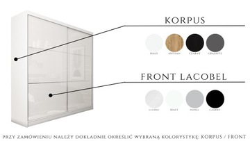 Шкаф BERGEN 160 см *глянцевые фасады*