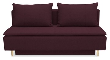 Rozkładana kanapa z funkcją spania i pojemnikiem na pościel sofa KLARA