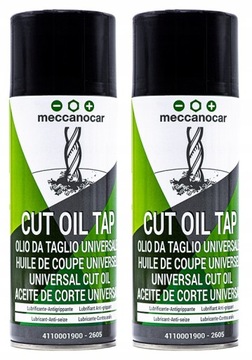 2x SPRAY OLEJ CHŁODZIWO DO WIERCENIA GWINTOWANIA SKRAWANIA - MECCANOCAR