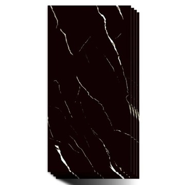 20X SAMOPRZYLEPNE PANEL CZARNY MARMUR PCV ŚCIENNE PANELE LAMINAT 30CMX60CM