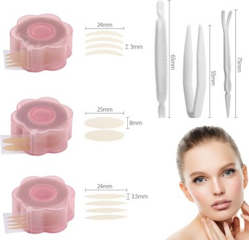 НАБОР КОРРЕКТИРУЮЩИХ ЛЕНТОЧНЫХ ПАТЧЕЙ ДЛЯ ОПУСКАНИЯ ВЕК 1800 ШТ.