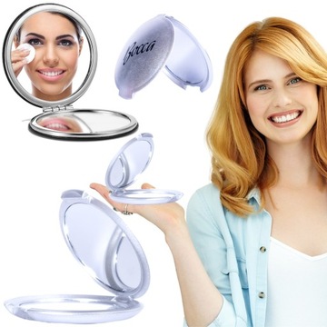 МАЛЕНЬКОЕ ЗЕРКАЛО-УВЕЛИЧЕНИЕ ДЛЯ КАРМАННОЙ СУМКИ