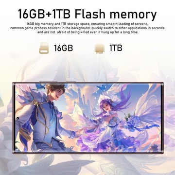 Новый 7,3-дюймовый телефон S23 Ultra (3 ГБ + 64 ГБ)