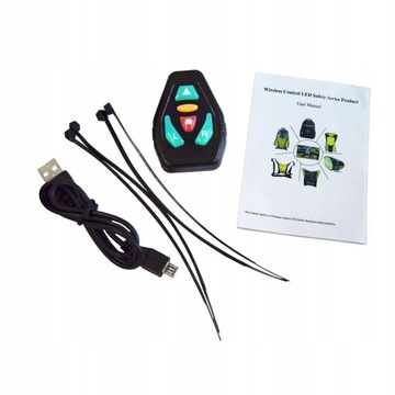 Указатель поворота на жилете с дистанционным указателем поворота