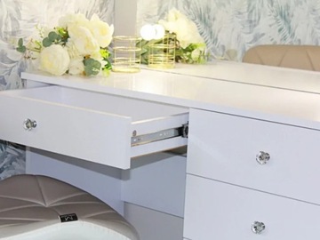 Косметический туалетный столик Cristal Full 12 LED Diamond