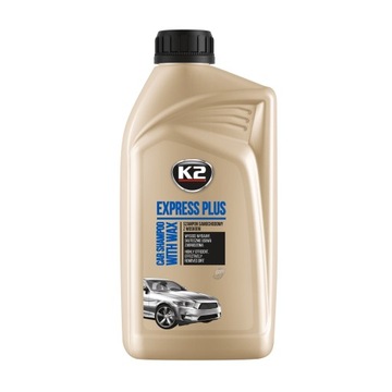 K2 EXPRESS PLUS SZAMPON SAMOCHODOWY Z WOSKIEM DO MYCIA SAMOCHODU 1L 50 MYĆ