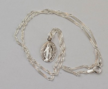 Цепочка-медальон MIRACLE Серебро 925 50 см серебро