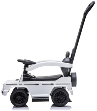 Детские ходунки-коляска Mercedes Benz G Class с белой толкачкой