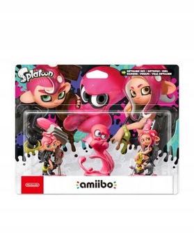 AMIIBO SPLATOON / 3 FIGURKI / OCTOLING BOY / GIRL
