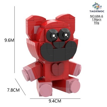 Poppy 3 Smiling Critters Playtime Building Blocks Kurom Фигурка Игра