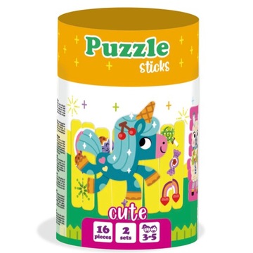 PUZZLE PATYCZKI LAMA JEDNOROŻEC ROTER KAFER