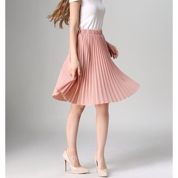 КРАСИВАЯ ПЛИССИРОВАННАЯ ЮБКА МИДИ В ЦВЕТАХ