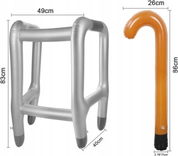 НАДУВНЫЕ ПРОГУЛКИ НА БАЛКОН С ТРОСТЬЕМ ПЛАТЬЕ ПОДАРОЧНАЯ ВЕЧЕРИНКА