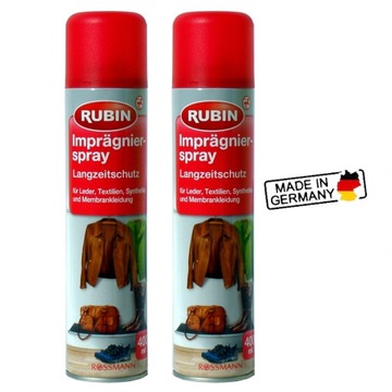 Impregnat 2 Pak do butów kurtek Rubin 2 x 400ml