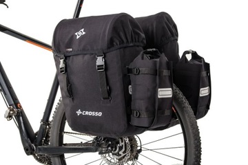 Sakwy Crosso Expert 66 / System Crosso - Czarny kolor