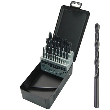 СВЕРЛА ПО МЕТАЛЛУ HSS-R НАБОР СВЕРЛ 25 шт. 1-13 мм