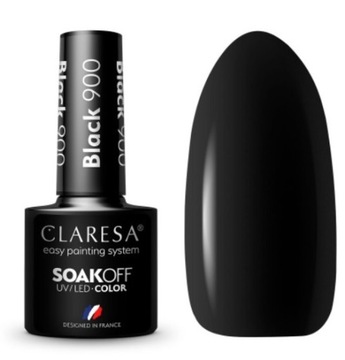 Claresa Lakier hybrydowy BLACK 900 -5g