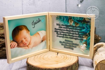 Благодарственная/сувенирная коробка для крестных родителей.