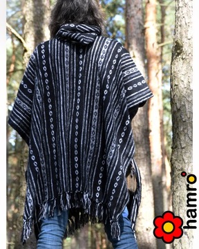 Непальское ПОНЧО в стиле пэчворк ЭТНО Бохо Ручная работа FRENDZLE