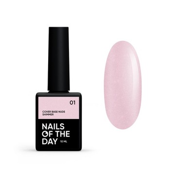 Baza hybrydowa NOTD Cover base nude shimmer 1 10ml