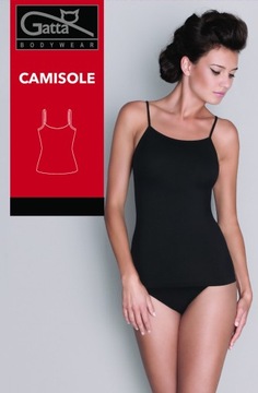 Koszulka TOP Gatta Camisole na ramiączkach XL czarna