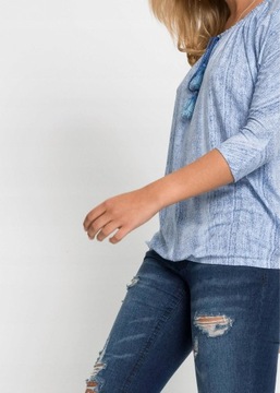 Блуза BONPRIX с вырезом кармен 32-34