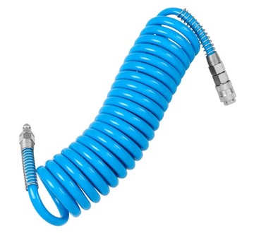 WĄŻ PRZEWÓD PNEUMATYCZNY SPIRALNY NIEŁAMIĄCY 5m